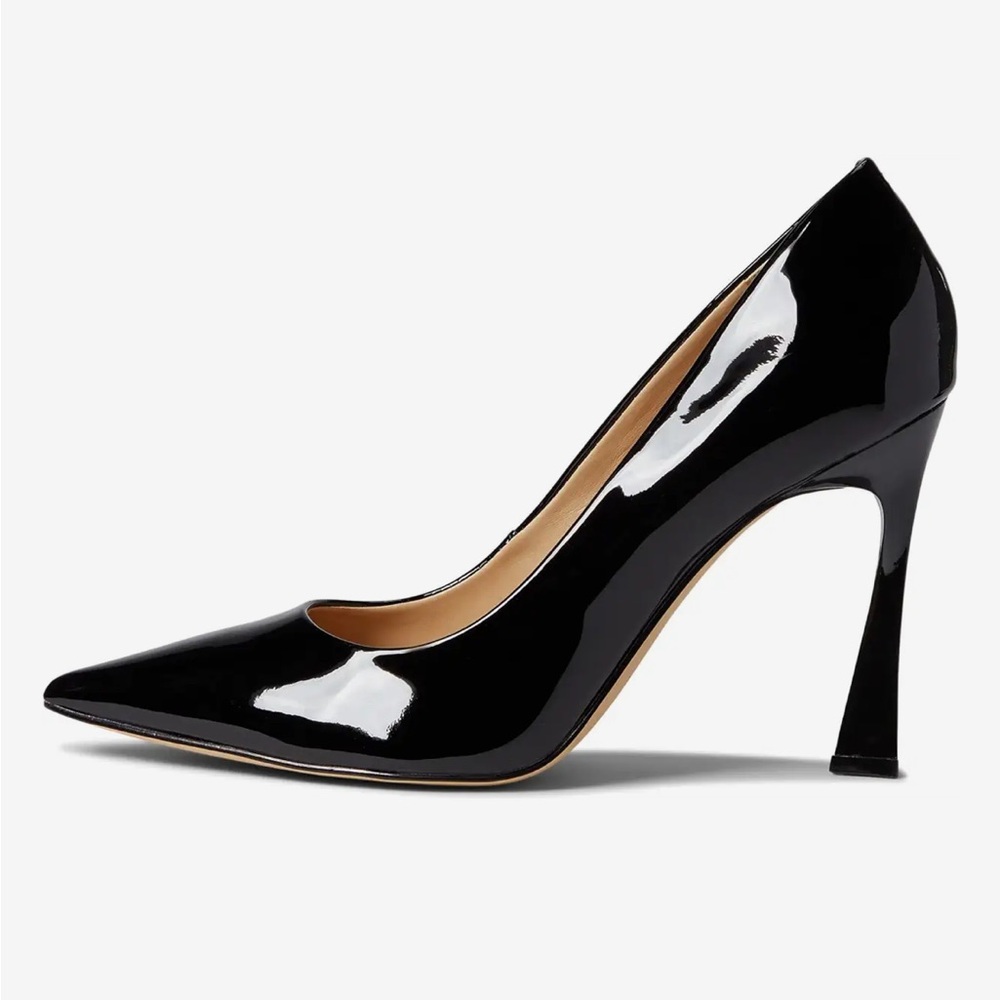 Marc Fisher Black Patent Sassie Pump